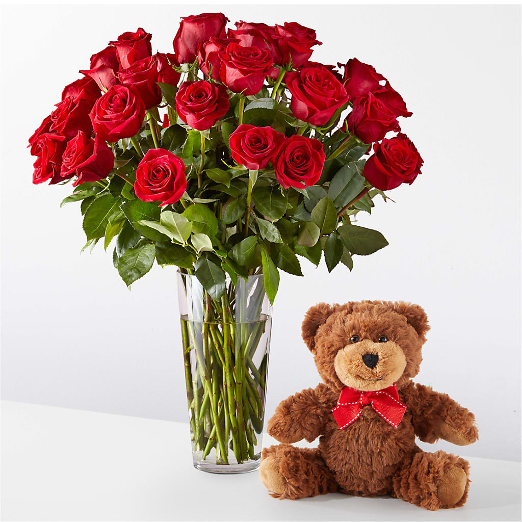 Romantic Long Stem Red Rose Bouquet Bundles – Flowers By Oralene Llc, Concord NC