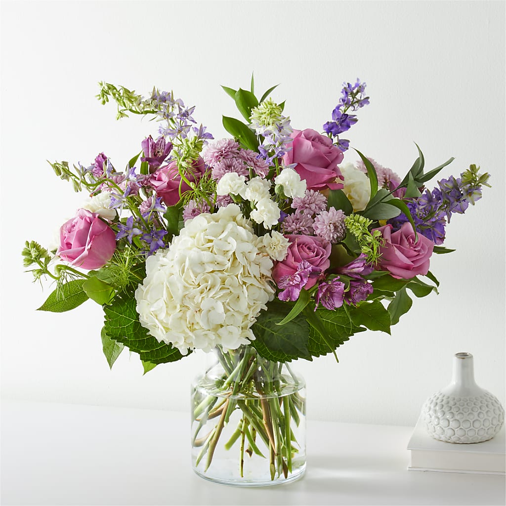 Violet Caress Bouquet – Flowers By Oralene Llc, Concord NC