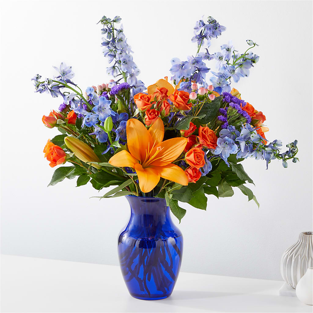 Radiant Citrus Bouquet – Flowers By Oralene Llc, Concord NC