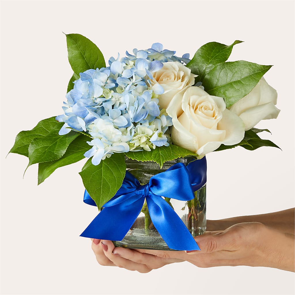 Sky Blue Delight Bouquet – Flowers By Oralene Llc, Concord NC