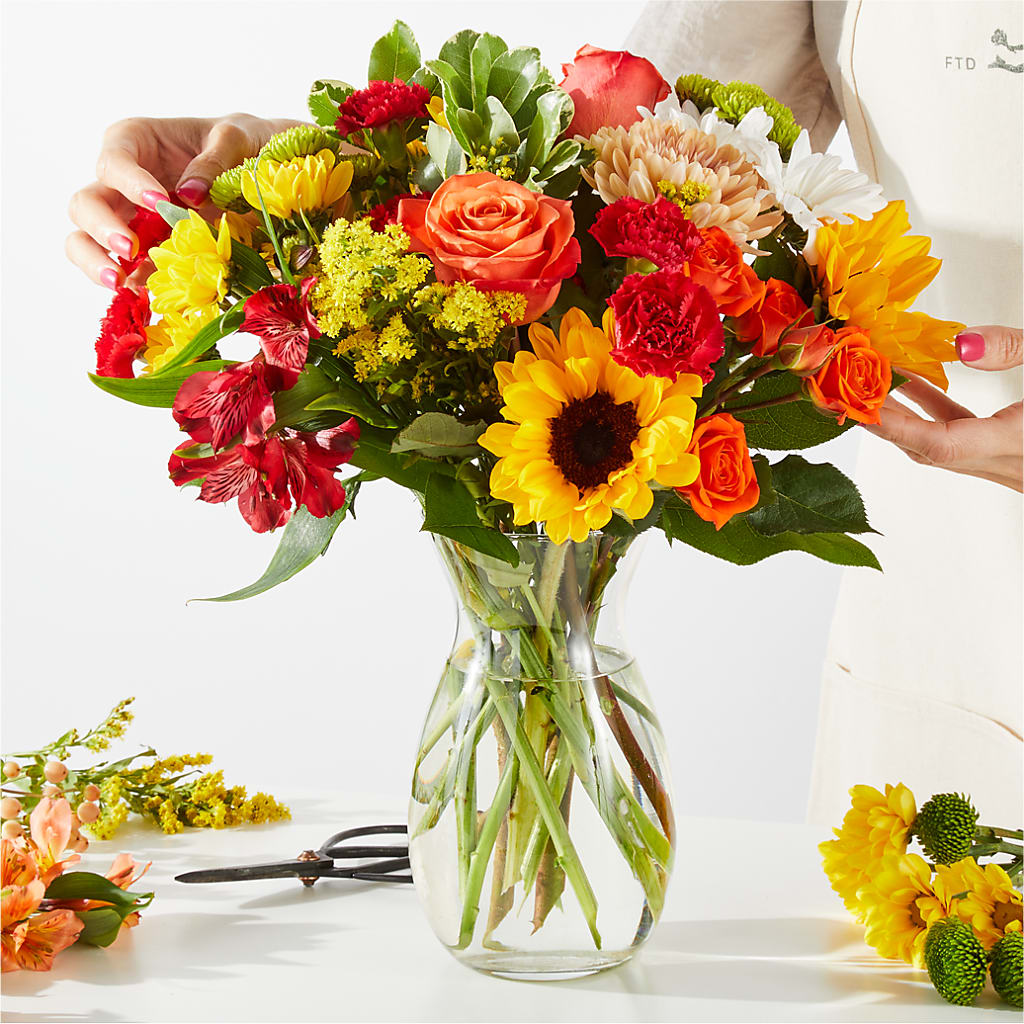 Fall Delight – A Florist Original – Flowers By Oralene Llc, Concord NC