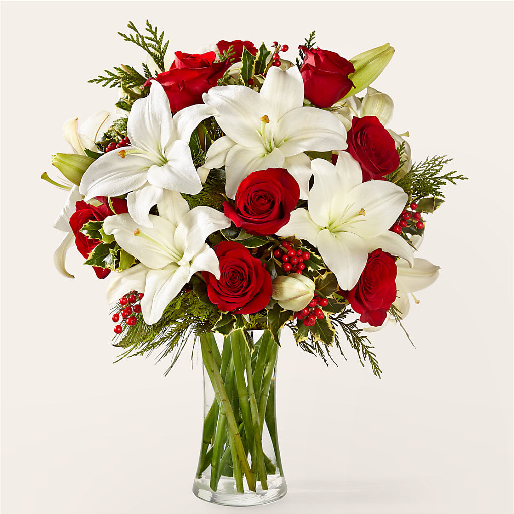 Sparkling Snowflakes Bouquet – Flowers By Oralene Llc, Concord NC