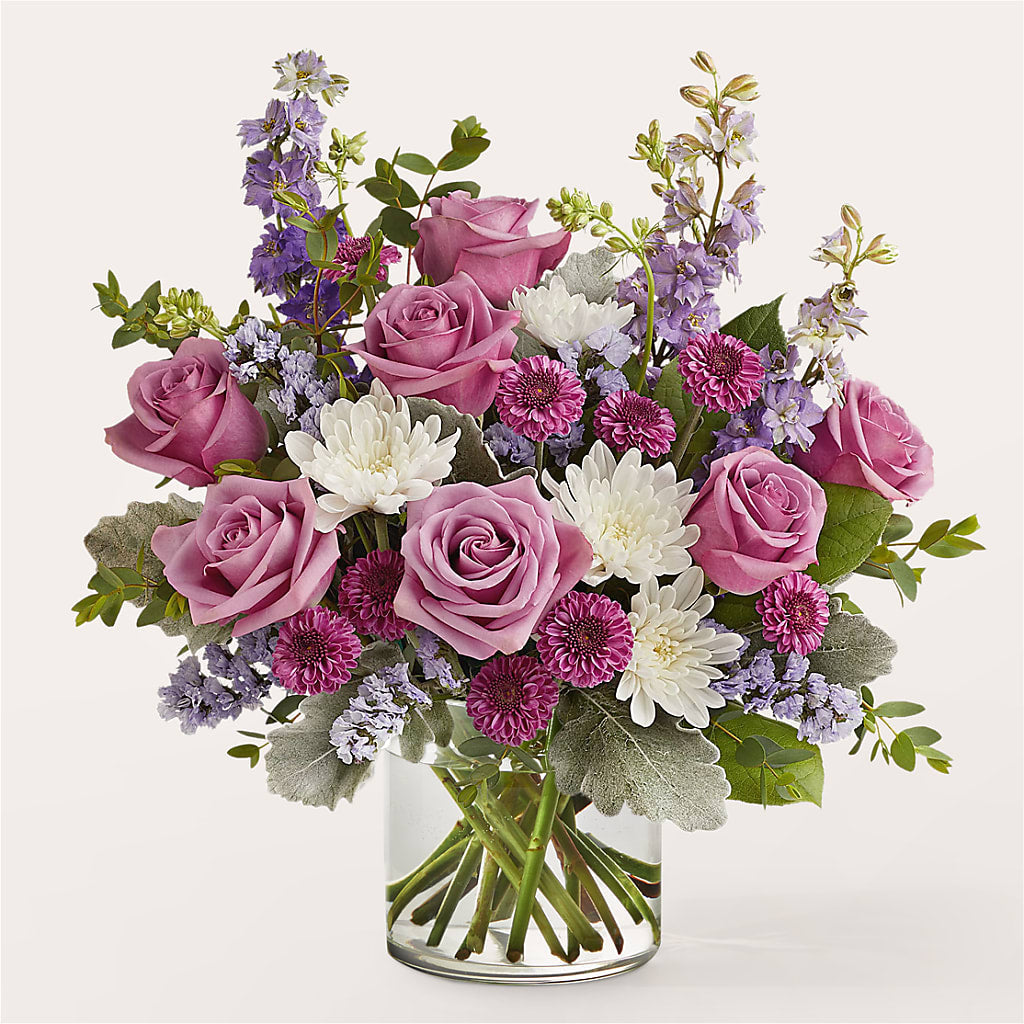 Violet Frost Bouquet – Flowers By Oralene Llc, Concord NC