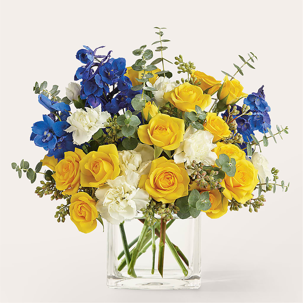 Sparkling Citrine Bouquet – Flowers By Oralene Llc, Concord NC