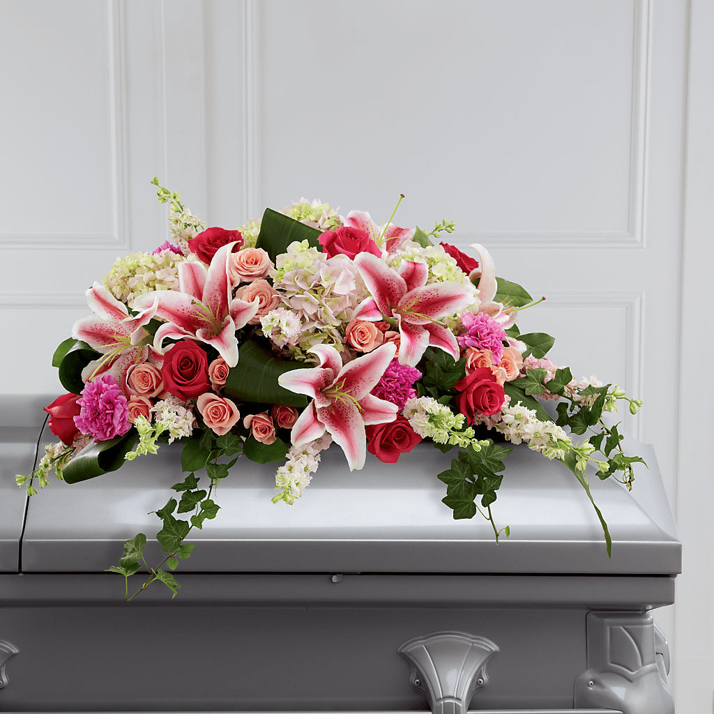 Splendid Grace Casket Spray – Flowers By Oralene Llc, Concord NC