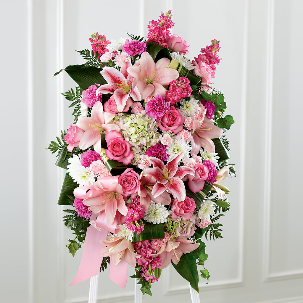 Comforting Standing Spray – Flowers By Oralene Llc, Concord NC