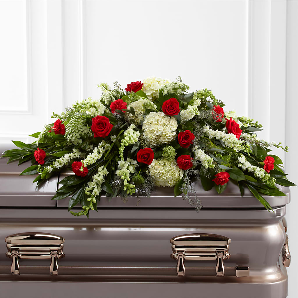 Sincerity Casket Spray – Flowers By Oralene Llc, Concord NC