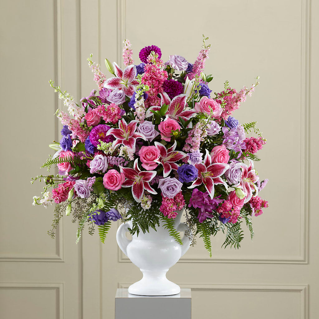 Peaceful Tribute Arrangement – Flowers By Oralene Llc, Concord NC
