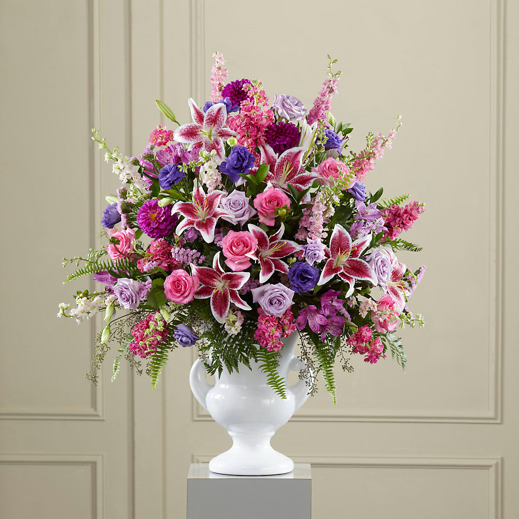 Peaceful Tribute Arrangement – Flowers By Oralene Llc, Concord NC