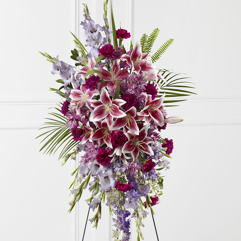 Tender Touch Standing Spray – Flowers By Oralene Llc, Concord NC