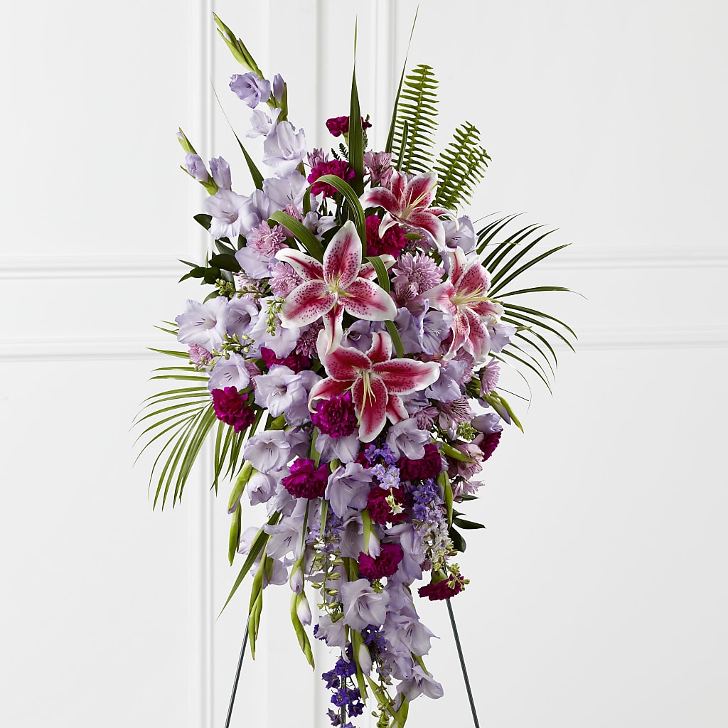 Tender Touch Standing Spray – Flowers By Oralene Llc, Concord NC