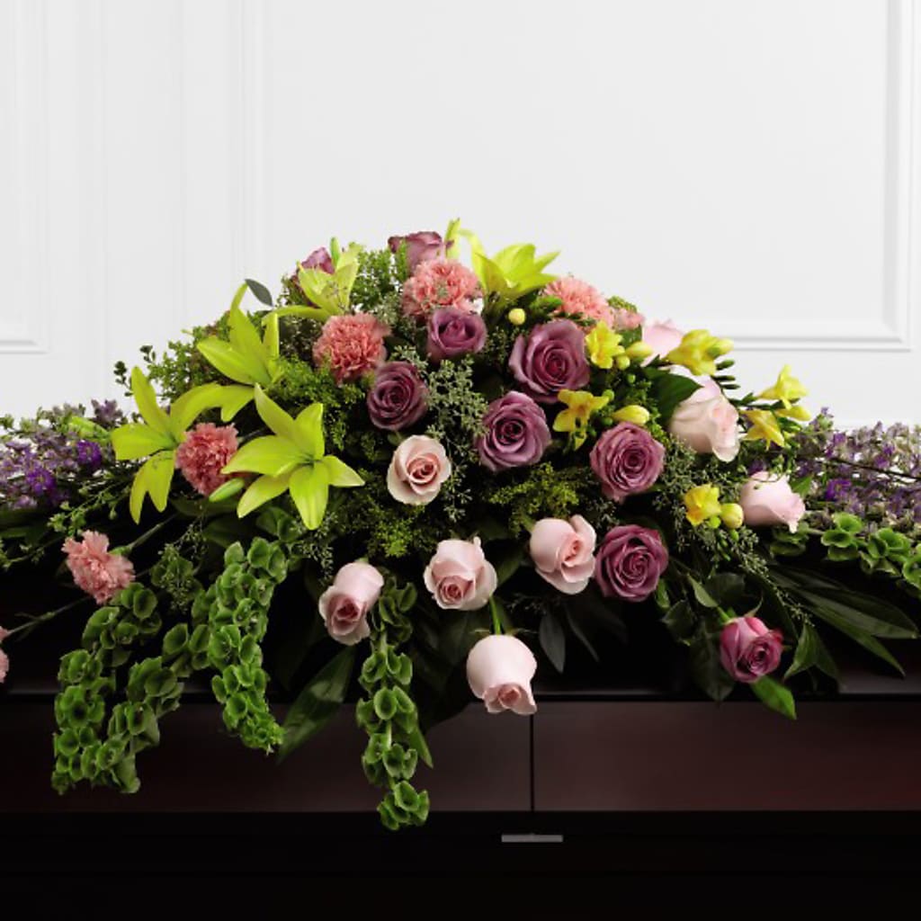 Forever Beloved Casket Spray – Flowers By Oralene Llc, Concord NC
