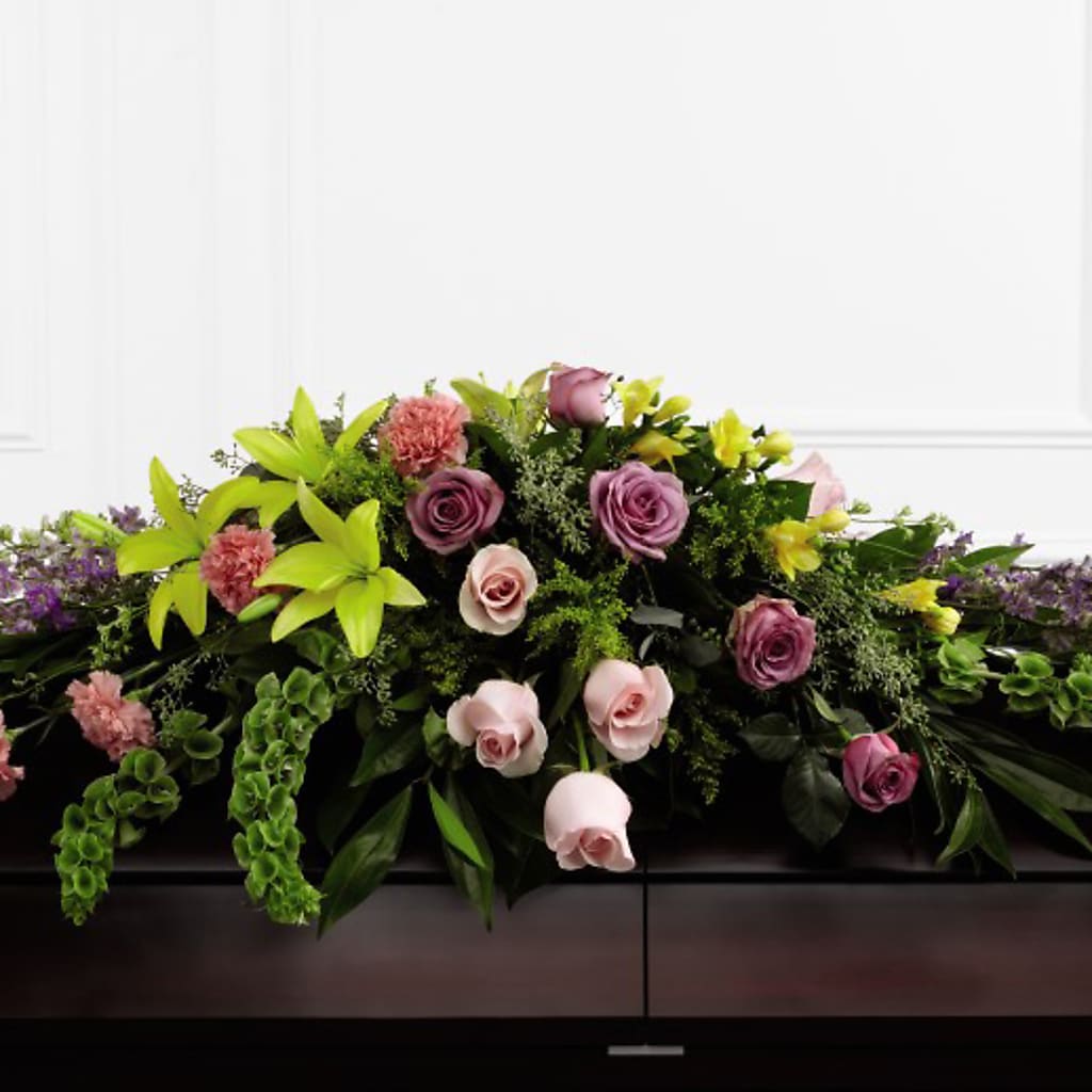 Forever Beloved Casket Spray – Flowers By Oralene Llc, Concord NC