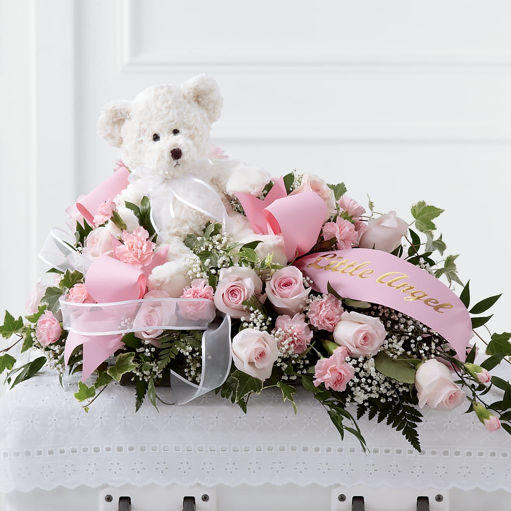 Touch of Sympathy Casket Spray – Flowers By Oralene Llc, Concord NC