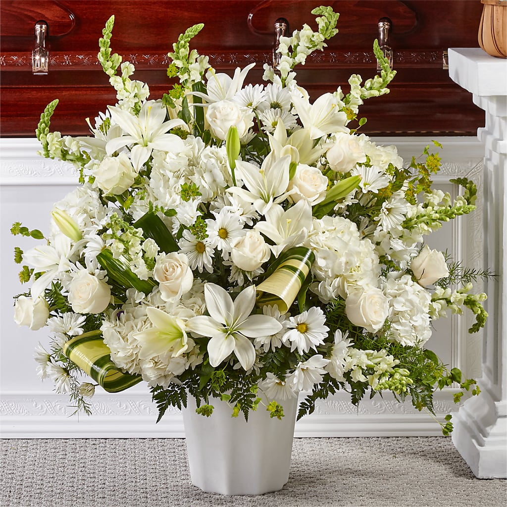 Thoughts of Tranquility Floor Basket – Flowers By Oralene Llc, Concord NC