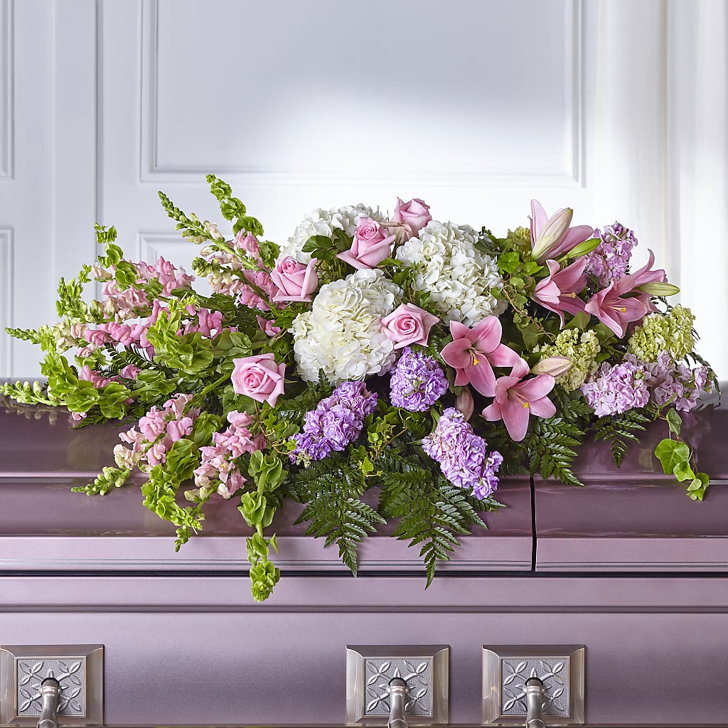 Life's Gratitude Casket Spray – Flowers By Oralene Llc, Concord NC