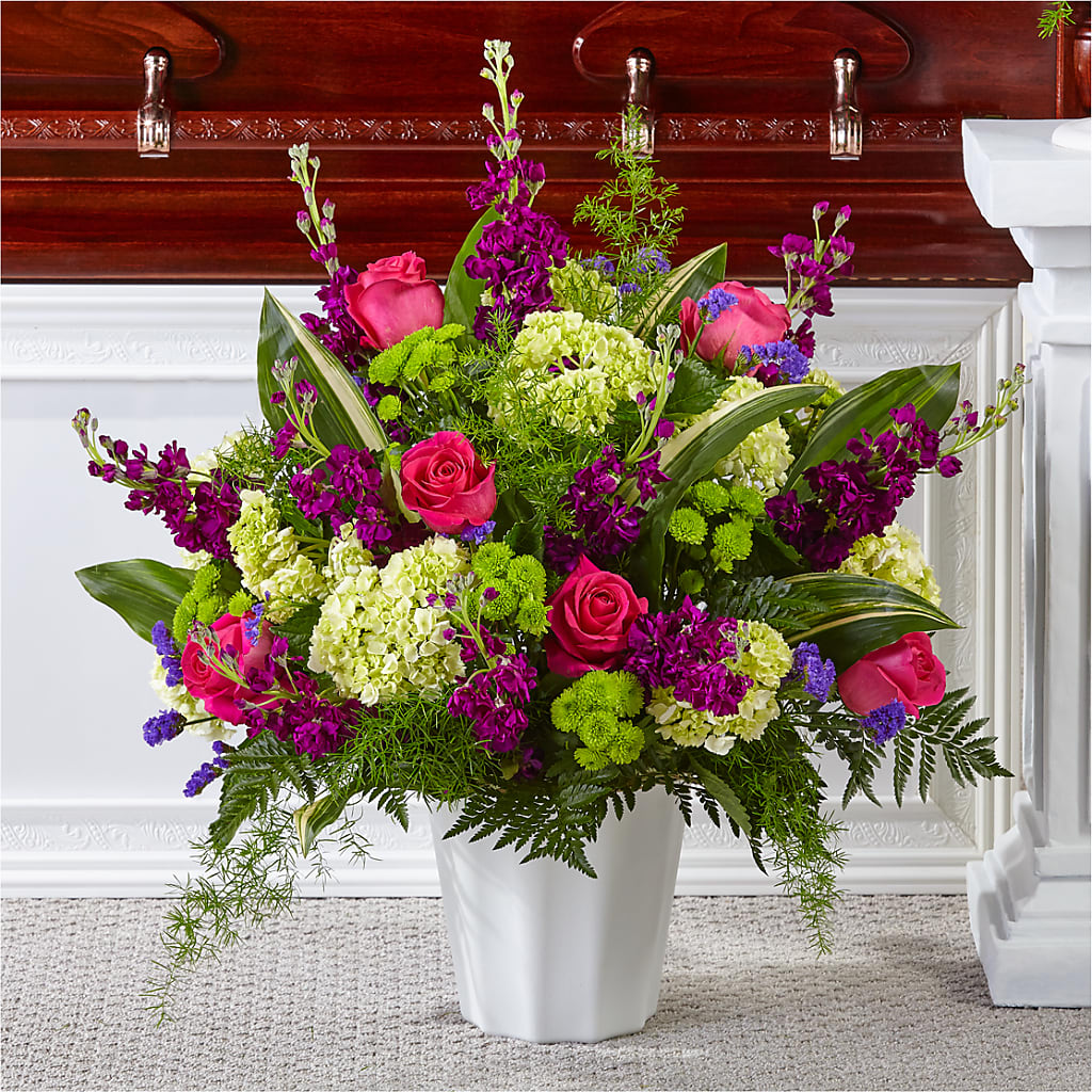 Beautiful Horizons Floor Basket – Flowers By Oralene Llc, Concord NC