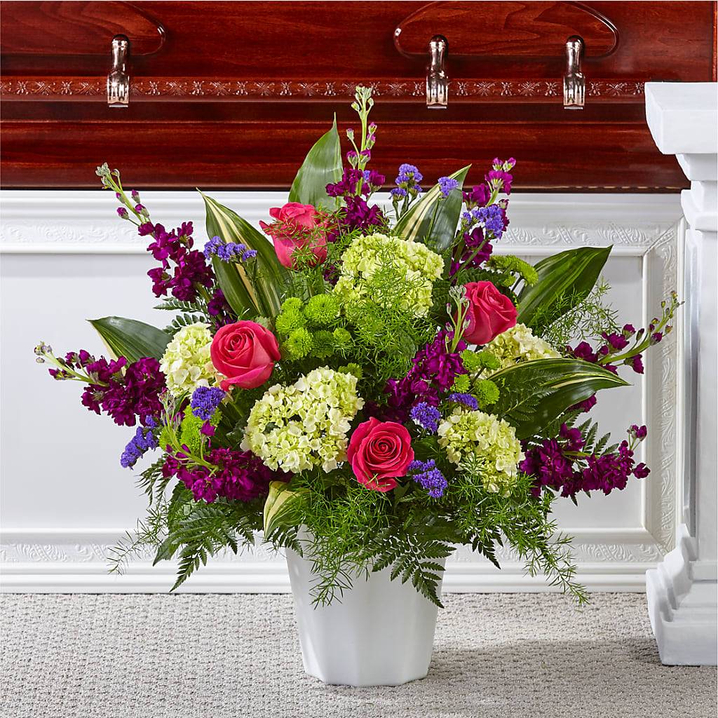 Beautiful Horizons Floor Basket – Flowers By Oralene Llc, Concord NC
