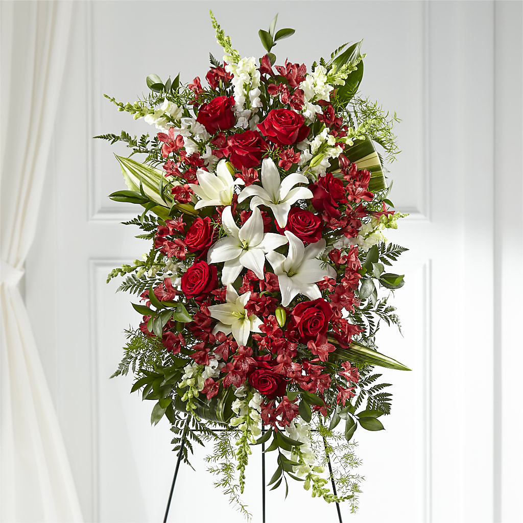 Everlasting Memory Standing Spray – Flowers By Oralene Llc, Concord NC