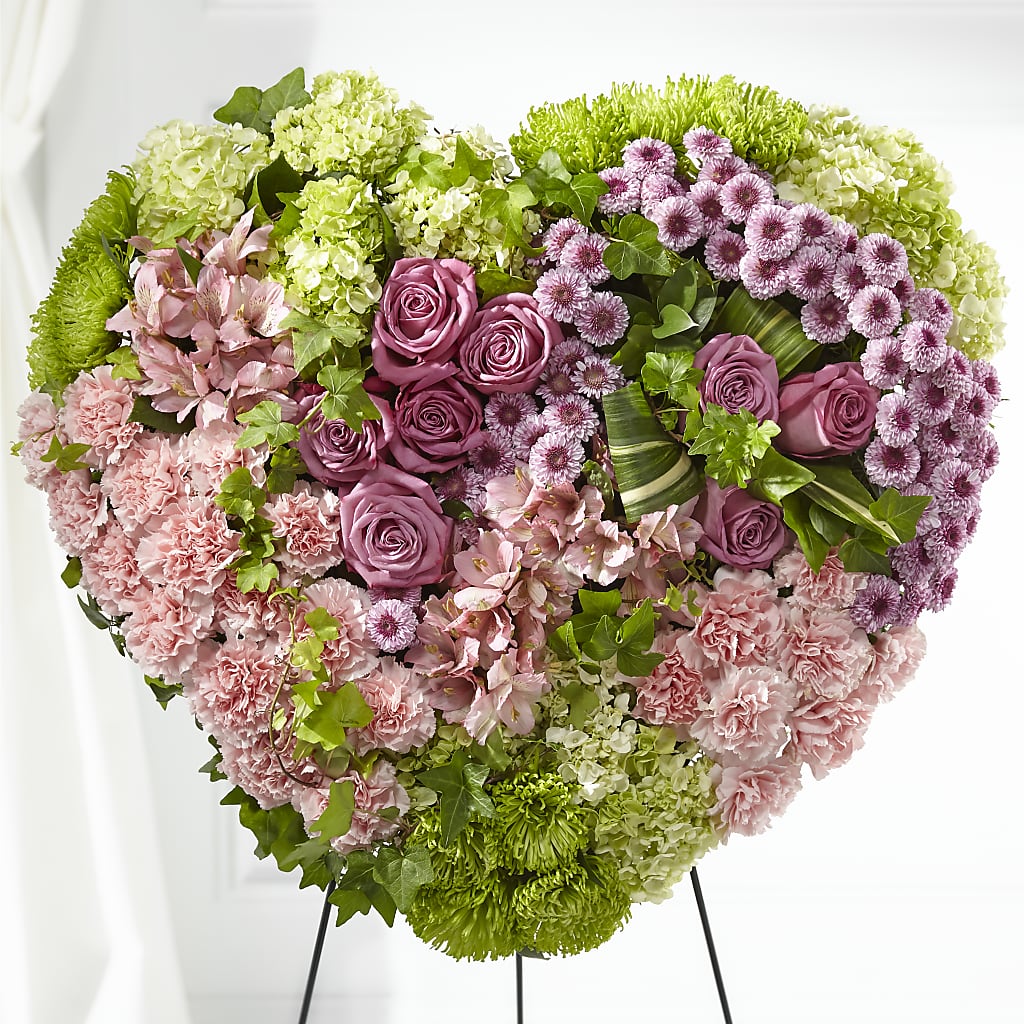 Heartwarming Standing Heart – Flowers By Oralene Llc, Concord NC