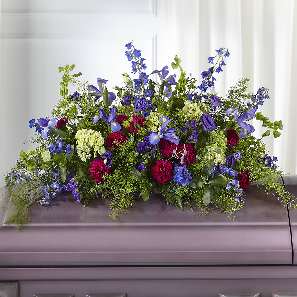 Always Treasured Casket Spray – Flowers By Oralene Llc, Concord NC