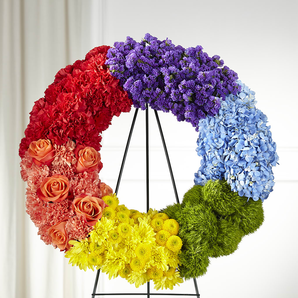 Circle of Love Wreath – Flowers By Oralene Llc, Concord NC