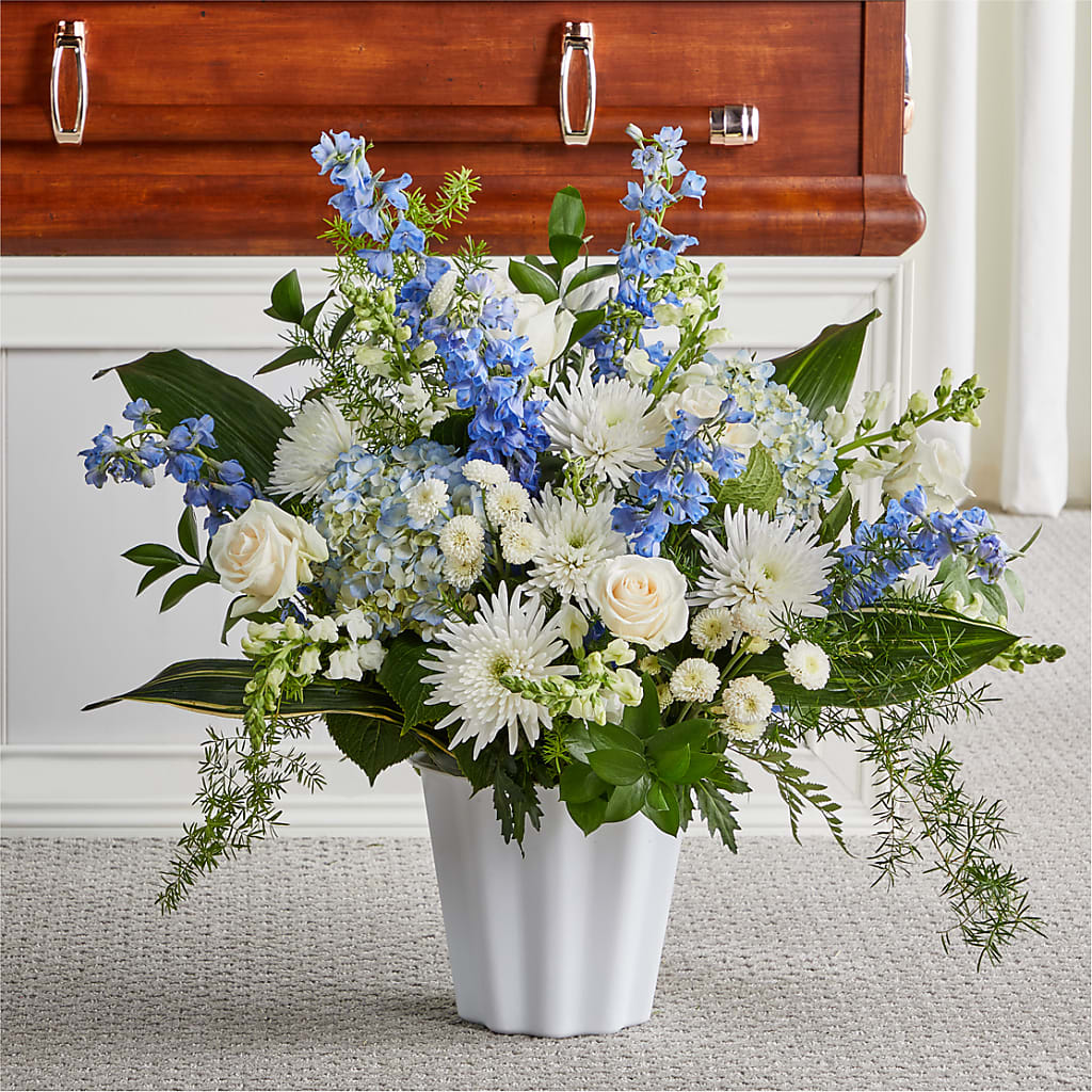 Everlasting Memories Floor Basket – Flowers By Oralene Llc, Concord NC