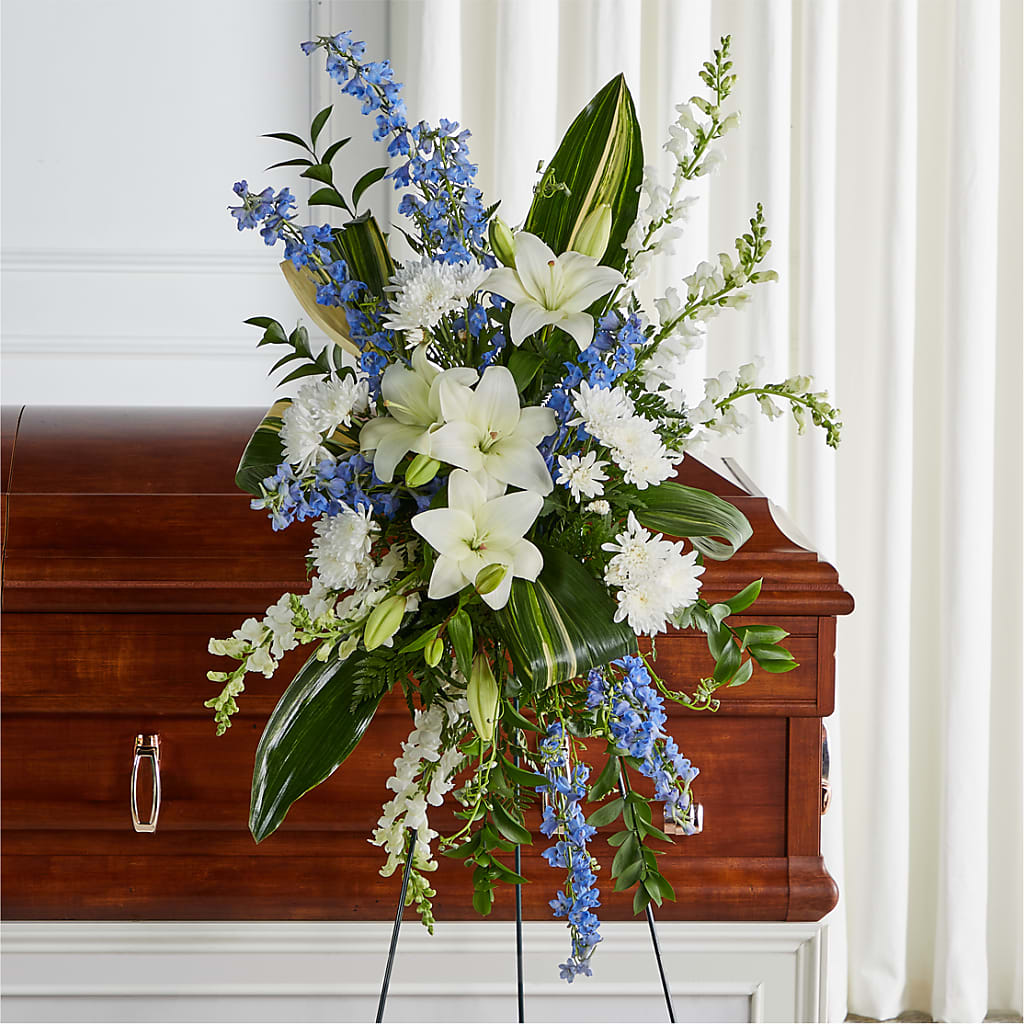Eternal Impressions Standing Spray – Flowers By Oralene Llc, Concord NC