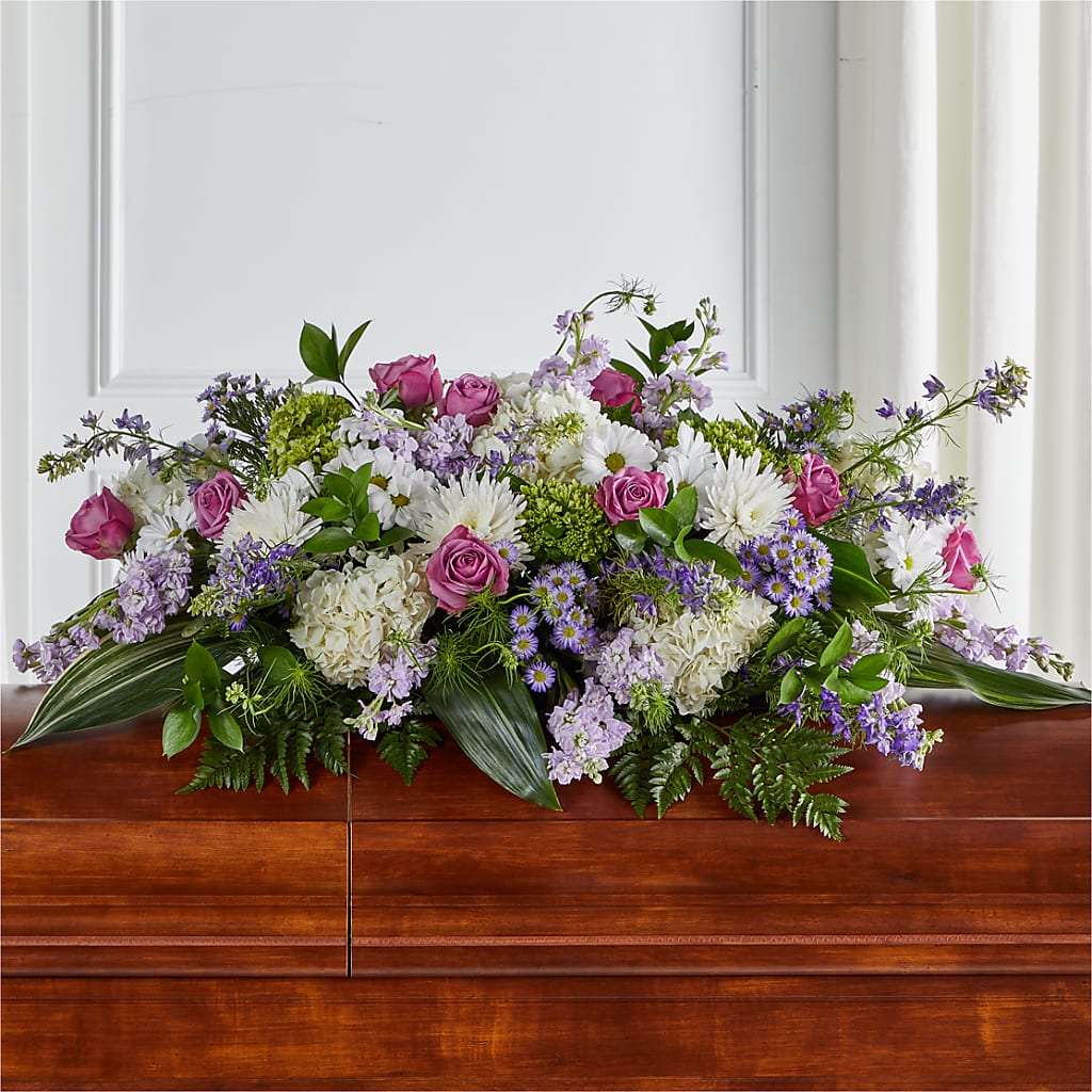 Meadows of Serenity Casket Spray – Flowers By Oralene Llc, Concord NC