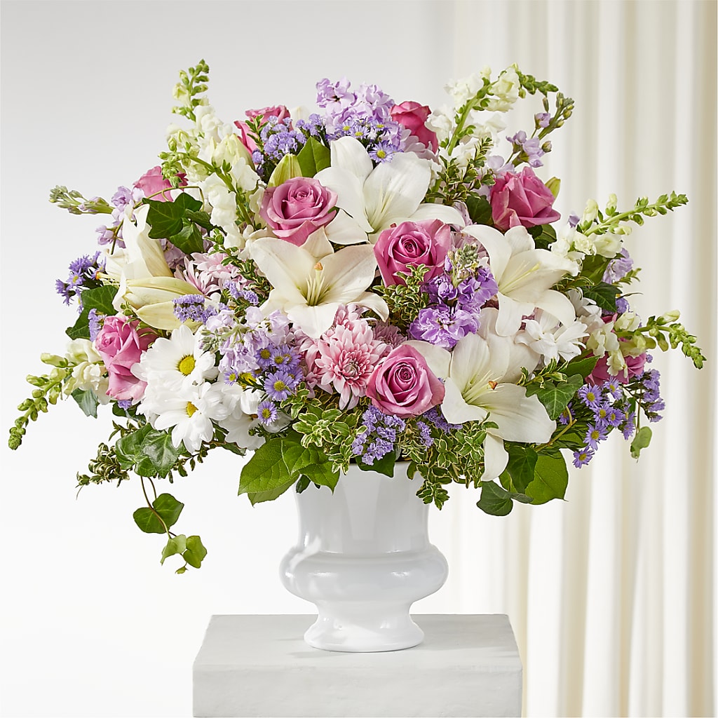 Remarkable Life Urn Arrangement – Flowers By Oralene Llc, Concord NC