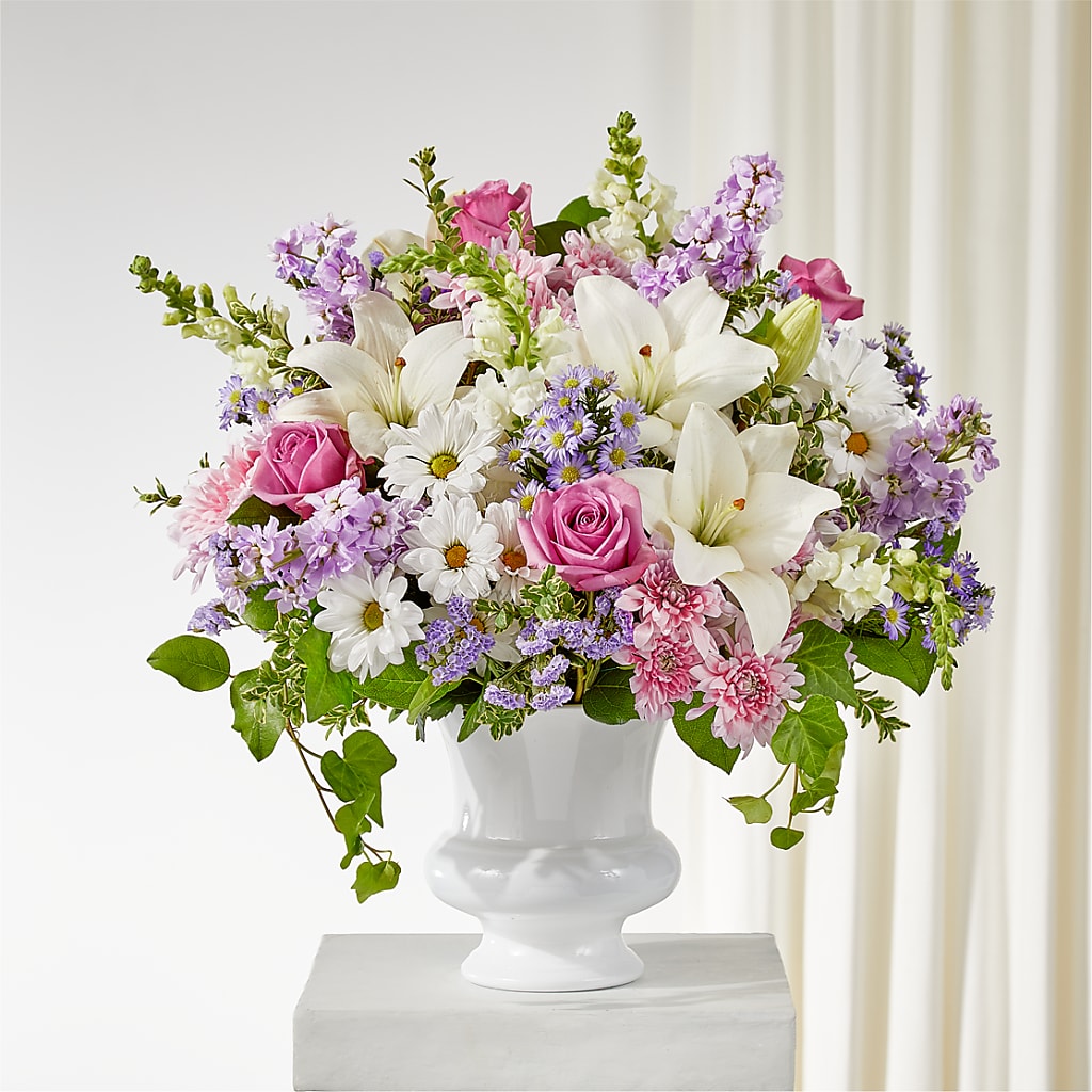 Remarkable Life Urn Arrangement – Flowers By Oralene Llc, Concord NC