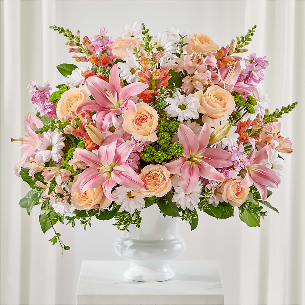 Heartfelt Gesture Urn Arrangement – Flowers By Oralene Llc, Concord NC