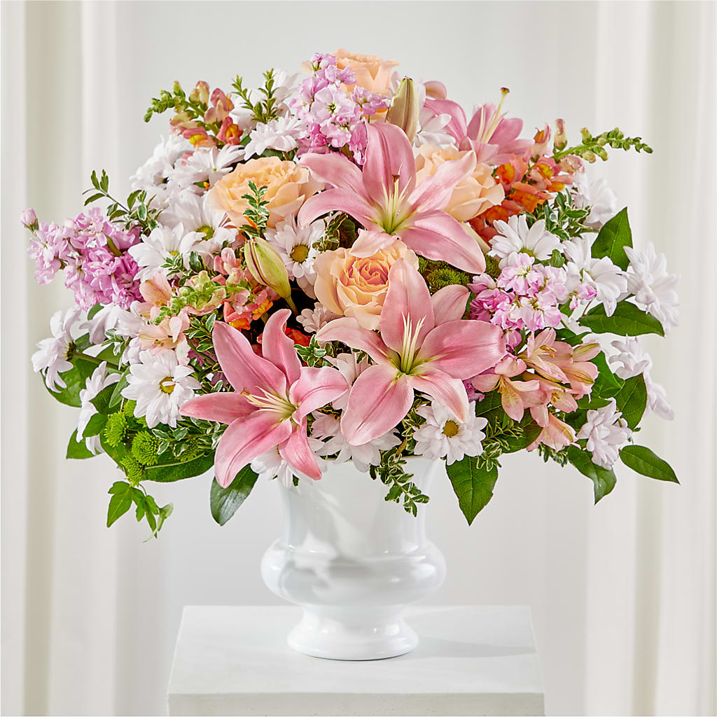 Heartfelt Gesture Urn Arrangement – Flowers By Oralene Llc, Concord NC