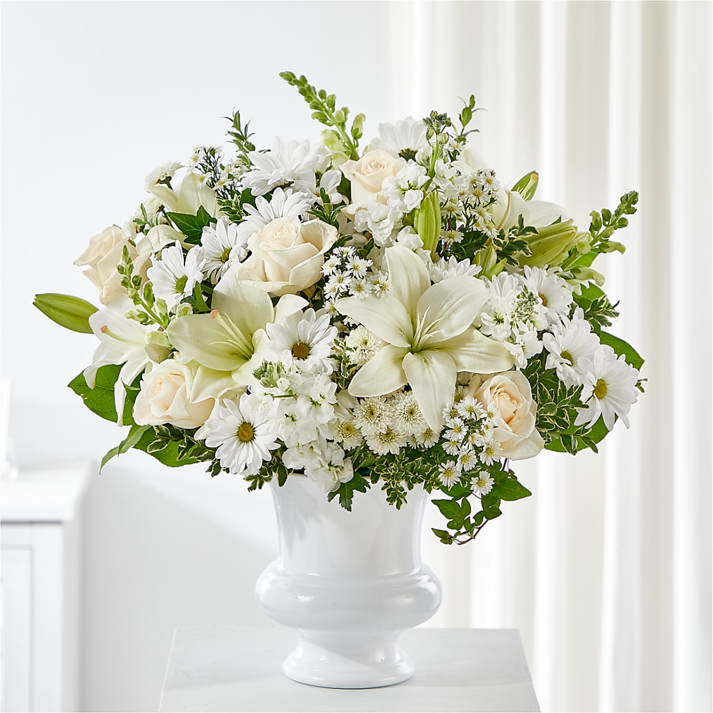 Uplifting Urn Arrangement – Flowers By Oralene Llc, Concord NC
