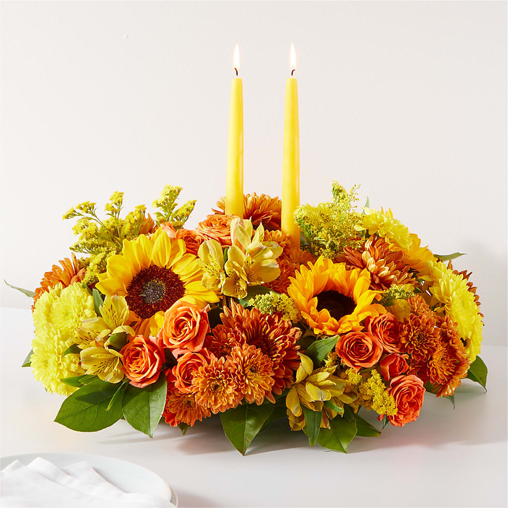 Autumn Harmony Centerpiece – Flowers By Oralene Llc, Concord NC