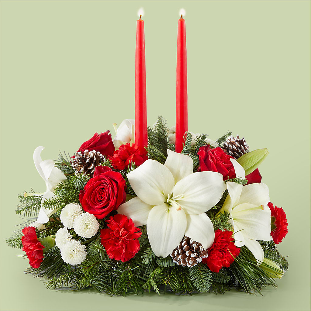 Seasonal Festivities Centerpiece – Flowers By Oralene Llc, Concord NC