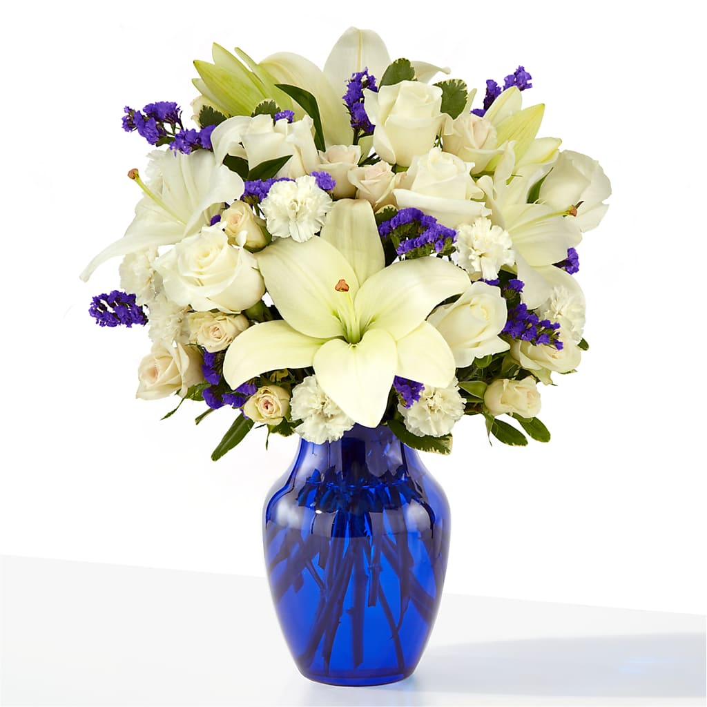 Sapphire Rush Bouquet – Flowers By Oralene Llc, Concord NC