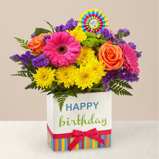 Birthday Brights Bouquet –  Flowers By Oralene Llc, Concord NC