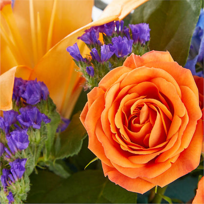 Radiant Citrus Box Bouquet –  Flowers By Oralene Llc, Concord NC