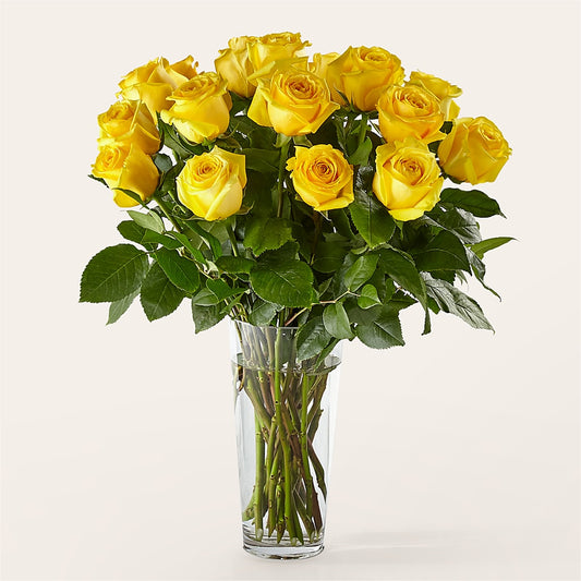 Long Stem Yellow Rose Bouquet –  Flowers By Oralene Llc, Concord NC