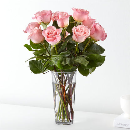 Long Stem Pink Rose Bouquet –  Flowers By Oralene Llc, Concord NC
