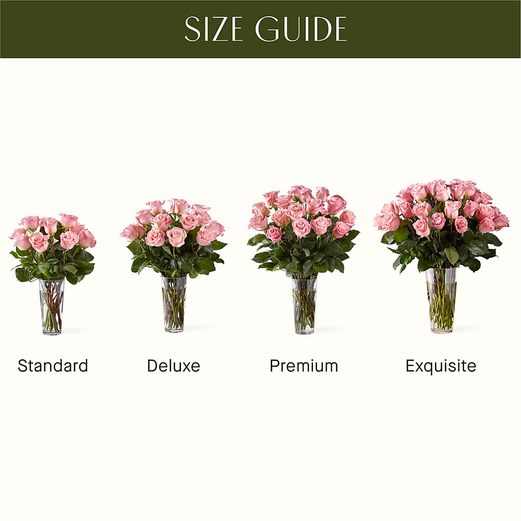 Long Stem Pink Rose Bouquet –  Flowers By Oralene Llc, Concord NC