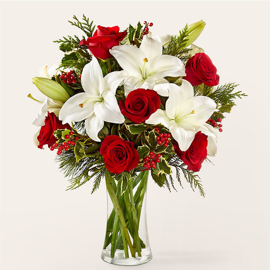Sparkling Snowflakes Bouquet –  Flowers By Oralene Llc, Concord NC