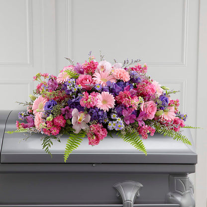 Glorious Garden Casket Spray –  Flowers By Oralene Llc, Concord NC