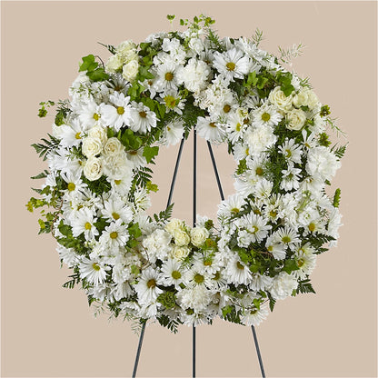Faithful Wishes Wreath –  Flowers By Oralene Llc, Concord NC