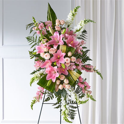 Elegant Embrace Standing Spray –  Flowers By Oralene Llc, Concord NC