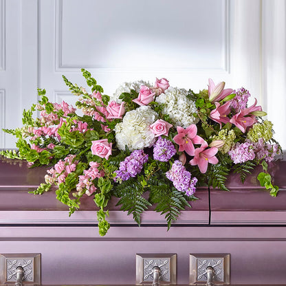 Life's Gratitude Casket Spray –  Flowers By Oralene Llc, Concord NC