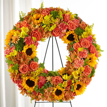 Autumnal Memories Wreath (Standard) –  Flowers By Oralene Llc, Concord NC
