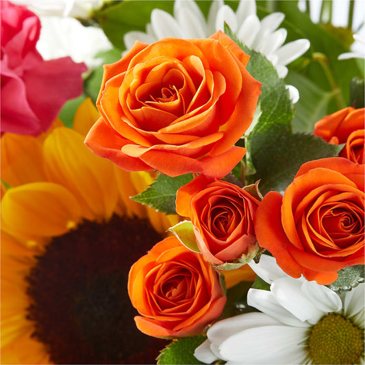 Sun-drenched Blooms Bouquet –  Flowers By Oralene Llc, Concord NC
