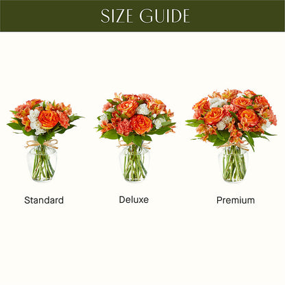Apricot Glow Bouquet –  Flowers By Oralene Llc, Concord NC